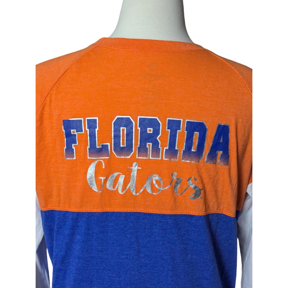 New Women's Florida Gators Medium Long Sleeve T-Shirt Rhinestone Front Logo - Picture 5 of 6